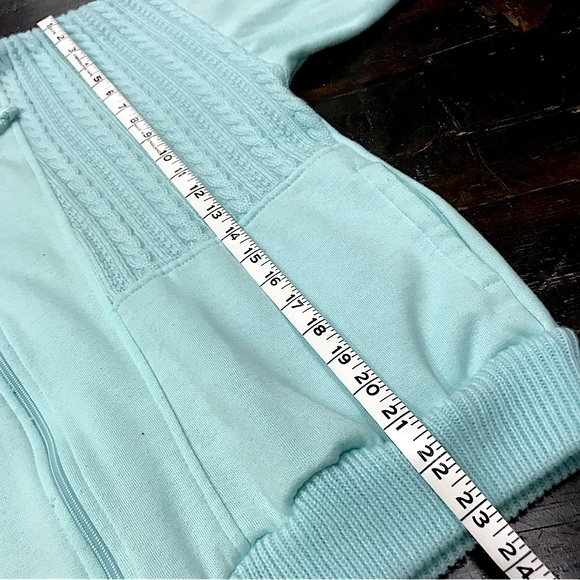 Cozy Soft Teal Fleece Zip -Up - Picture 7 of 10